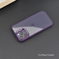 Pour iPhone 14 13 Pro Max protecteur de caméra arrière précis, armure de téléphone, étui transparent en acrylique pour iPhone 14 13 12 Pro