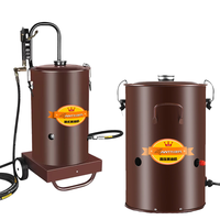 Pompa Gemuk Listrik Tipe Barel Portabel CAVITT 18L Tekanan Tinggi 24/220V Pompa Pelumas Mesin Pengisi Gemuk Otomatis OEM