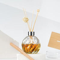 Bouteille en verre diffuseur de parfum 100ml 250ml (3oz 8oz) avec bâtonnets diffuseurs pour désodorisant d'ambiance - Vente en gros