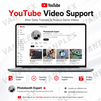 Cabina de Fotos DSLR con Altura Ajustable y Pantalla Táctil de 15.6 Pulgadas, Soporte de Trípode para Bodas, Fiestas y Transmisiones en Vivo