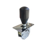 Accessoires de manette de jeu de course d'arcade JSJM Gear Shifter en métal/plastique avec prise US pour pièces de machine d'arcade