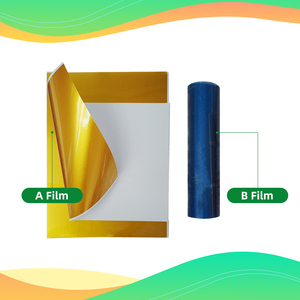 SUBLISTAR oro di alta qualità un <span class=keywords><strong>Film</strong></span> A3 100 fogli e 30cm * 50m B pellicola (pellicola di posizionamento) per qualsiasi stampante UV metallo etichetta Logo - Product Image 2