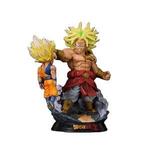 2024 impression <span class=keywords><strong>3D</strong></span> personnalisée fils goku anime figure <span class=keywords><strong>DBZ</strong></span> Manga Figure père et fils Diorama résine Art décoration de la maison Broli Anime - Product Image 1