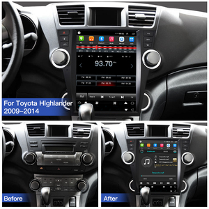 วิทยุติดรถยนต์ระบบ Android 14 ขนาด 12 นิ้ว หน้าจอ Tesla พร้อมระบบนำทาง GPS และมัลติมีเดีย สำหรับรถยนต์ TOYOTA Highlander Kluger ปี 2008 - 2013 รองรับ Carplay - Product Image 3
