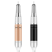Perceuse à ongles à cuticules à grande vitesse rechargeable de marque de distributeur personnalisée 35000 tr/min avec écran d'affichage LCD