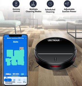 Aspirateur robot intelligent Liectroux M7S Pro 2-en-1, balayage et lavage, forte aspiration, navigation gyroscopique, contrôle par application - Product Image 6