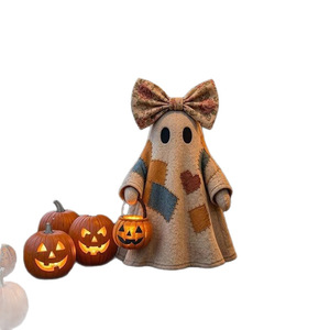 Nouvelle décoration d'Halloween en patchwork fantôme, ornement créatif en résine de haute qualité, cadeau artisanal - Product Image 6