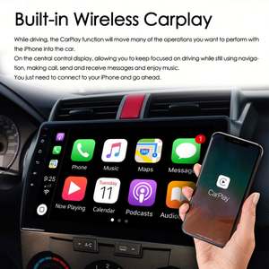 Radio para Auto con Android 13, Control por Voz con IA, CarPlay Inalámbrico, 8+128GB, para Honda City 2008-2014, Reproductor Multimedia de Video, Estéreo, GPS, 2Din - Product Image 4