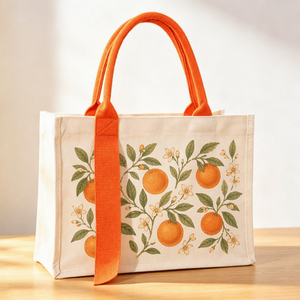 Sherwin Canvas Fashion <b>Tote</b> <b>Bag</b> <b>Zipper</b> Closure Hand Length Handle Cartoon Custom Logo Spacious Multi-Purpose Shopping <b>Bag</b> for - Product Image 3