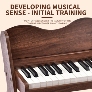 KERID-Piano électrique en bois pour enfants, jouet de 25 touches, jouet de simulation, cadeau d'illumination - Product Image 2