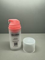 Emballage cosmétique sans air, bouteilles à pompe sous vide en PP écologiques, flacons en HDPE pour crème pour le visage, lotion, sérum, impression sérigraphique personnalisée