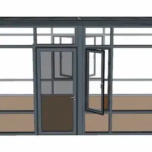 Oredy Modern Design Aluminum Casement Windows Hardware High Quality Swing Style System for Villas Chinese Supplier