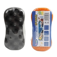 Haute mousse trois couches de lavage de voiture accessoire bloc usine en gros voiture verre nettoyage cire éponge applicateur outil GMFDD GMS-024A
