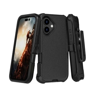 Mô Hình Mới 4 Trong 1 Trường Hợp Với Clip & Gói Chống-Drop Armor <span class=keywords><strong>Rugged</strong></span> Cao Cấp Defender Trường Hợp Đối Với <span class=keywords><strong>iPhone</strong></span> 16 Pro 11 12 13 14 15 Pro Max - Product Image 5