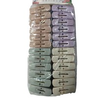 24 pinces à linge en plastique bon marché par sac, pinces en plastique de haute qualité pour l'artisanat, pinces à linge en plastique pour la maison, vente en gros