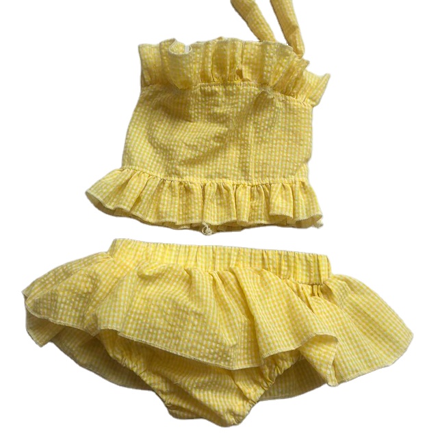 Пляжная одежда для плавания, бикини, Русалка, рыба, чешуя, бикини, Раздельный купальник для девочек, Детский комплект для плавания, бикини для маленьких девочек