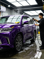 Film TPU PPF couleur violet impérial métallisé auto-cicatrisant, résistant aux UV, anti-rayures, anti-décoloration, installation facile, carrosserie automobile personnalisée