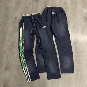 Nuovi <span class=keywords><strong>Pantaloni</strong></span> Tuta RoughPlay da Uomo, Stile Retrò <span class=keywords><strong>con</strong></span> Lavaggio Acido, Decorazioni in Strass, Tasche <span class=keywords><strong>con</strong></span> Zip e Righe - Product Image 6