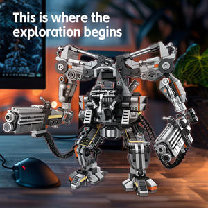 JIESTAR JJ9170 684PCS Série de films Hacker Empire Robot Ornement Blocs de construction Modèle Jouet éducatif technique Cadeau de festival - Product Image 3