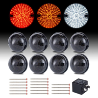Feux antibrouillard arrière et avant, feux de recul, mise à niveau LED, lentille fumée pour Land Rover Defender 1990-2016/ Defender 90/110 1983-2019