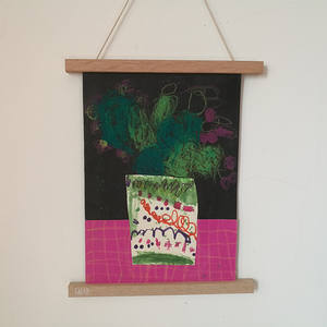 <strong>Wood</strong> Poster Hanger Teak Magnetic Poster <strong>Frame</strong> Hanging <strong>Frame</strong> for Art Magnet Canvas Artwork Print Poster <strong>Frames</strong> Hanging Kit - Product Image 1