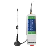 Répéteur de données transparent LoRa DTU, radio de données sans fil, émetteur-récepteur série TTL Master + Antenne + Câble double alimentation à fils nus