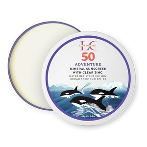 Crème <span class=keywords><strong>solaire</strong></span> minérale Lance Private Label <span class=keywords><strong>SPF</strong></span> <span class=keywords><strong>50</strong></span> 98% biologique avec oxyde de zinc, non toxique, résistante à l'eau, non parfumée et hypoallergénique - Product Image 1