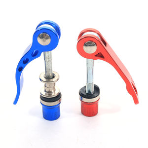 Penjepit Tiang Sadel Tuas Cam Lepas Cepat Aluminium Anodized Biru - Product Image 4