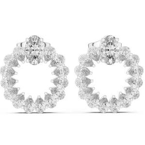 High End Diamond <b>Earrings</b> with Iced Out Stainless Steel <b>Stud</b> <b>Earring</b> for Women Traditional Wear Use - Product Image 1