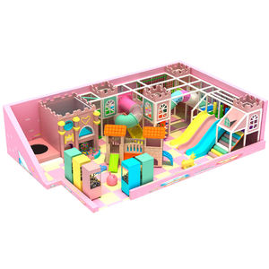 Prix d'usine Commercial personnalisé thème bonbons équipement de terrain de jeu intérieur piscine à balles château méchant avec diapositives en plastique souple - Product Image 5