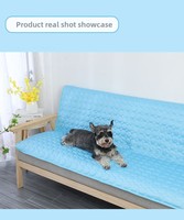 Tapis de voyage de luxe moderne pour chat et chien, été/hiver, rafraîchissant et chauffant, en tissu Oxford respirant, antidérapant et pliable