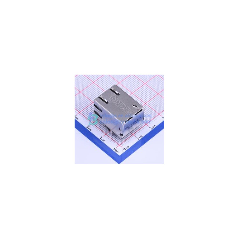 Электронные компоненты RB1-125BAG1A RJ45 Jack Ethernet Модульный разъем со светодиодным плагином RB1125BAG1A под прямым углом экранированный