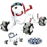 Nouveau chien robot intelligent à infrarouge 12 canaux, télécommande électrique, programmation par empreintes digitales, lumières et musique