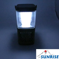 Lampe Solaire Portable Rechargeable USB Sunrise 82074 180LM avec Fonction Anti-Moustiques, Étanche en Plastique pour Camping et Randonnée
