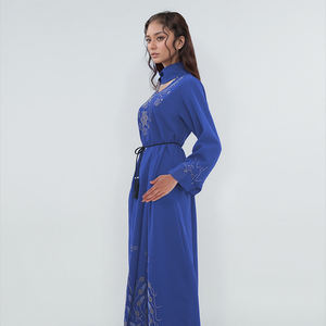 Nieuwe Groothandel Afrikaanse Traditionele Kleding Moslim Strass Elegante Damesjurk - Product Image 2