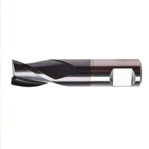 Fraise en carbure Ttake Ta1402 Nano TiAlN, revêtement nano TiAlN, hélice à 30 degrés, extra courte pour rainures, 3 cannelures - Product Image 2