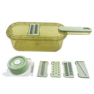 Multi Functional <b>Vegetable</b> Cutter With 6 Blades For Slicing Shredding Garlic Kitchen Tool - Product Image 5