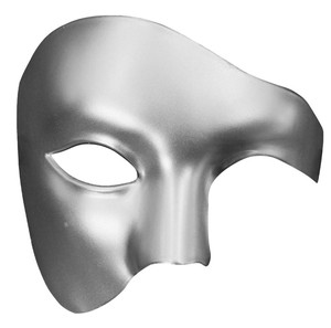 Maschera Vintage del Fantasma dell'Opera, Mezza Faccia con Un Occhio, in PVC, per Feste <span class=keywords><strong>di</strong></span> <span class=keywords><strong>Halloween</strong></span>, Cosplay, Accessori per Costumi, Maschera per Mascherata - Product Image 4