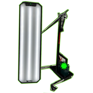 Tablero Reflector Abolladuras Coche 80 Cm - Plegable, Con Bolsa, Poliéster Blanco/negro - Para Detectar Y Reparar Arañazos Y Golpes En Carrocería