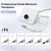 Ponceuse à ongles de bureau 2088 85W avec pièce à main sans balais, poignée étanche, écran d'affichage, portable, pour manucure et pédicure, lime à ongles électrique