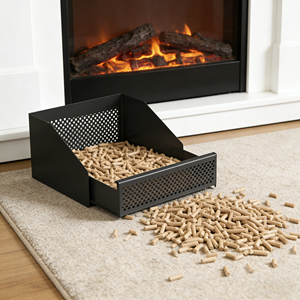 Conteneur à granulés en métal noir élégant et simple, facile à nettoyer, <span class=keywords><strong>pour</strong></span> l'intérieur et l'extérieur, boîte <span class=keywords><strong>de</strong></span> <span class=keywords><strong>rangement</strong></span> <span class=keywords><strong>pour</strong></span> granulés en acier au carbone - Product Image 5