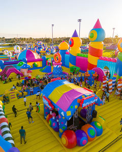 Château <span class=keywords><strong>Gonflable</strong></span> <span class=keywords><strong>Professionnel</strong></span>, Jeux d'Amusement, Parc de Trampolines Gonflables, Parcours d'Obstacles <span class=keywords><strong>Gonflable</strong></span>, Aire de Jeux de Parc à Thème à <span class=keywords><strong>Vendre</strong></span> - Product Image 5