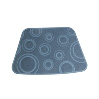 Tapis pour animaux de compagnie en PVC souple pour l'été, écologique, imperméable, pour chats et chiens, imprimé pattes, lavable à la main, emballage personnalisé