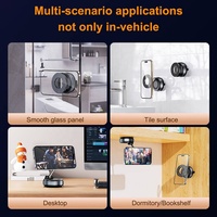 Support de téléphone universel magnétique en alliage à ventouse pour voiture, bureau, salle de sport, multi-usages, rotation à 360°, support de voiture pour iPhone 17 16 Pro