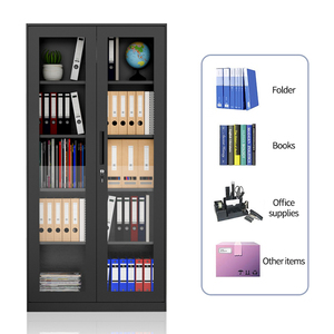 Chất lượng cao màu đen kim loại lưu trữ tủ cho văn phòng tập tin nhiều lớp tài liệu Locker cho các trường học Chính Phủ - Product Image 2