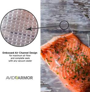 Maßgefertigter PE+PA6 Mikrowellengeeigneter Lebensmittel-Vakuumbeutel mit Reißverschluss und Luftventil für Tierfutter, Sushi & Nudel-Aufbewahrung - Product Image 6