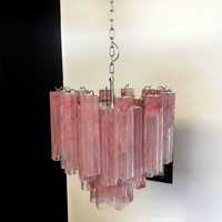 Lustre LED en fer et verre à lumière chaude, hauteur réglable, commande par interrupteur, pour salon et chambre, type suspension, plusieurs tailles