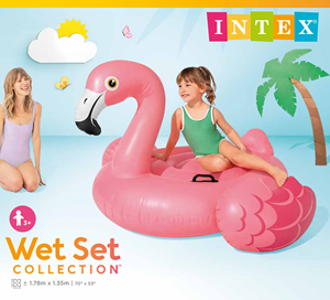 INTEX 57558 Mega Flamingo gonflable personnalisé, bateau flottant pour piscine, île flottante pour adultes - Product Image 5