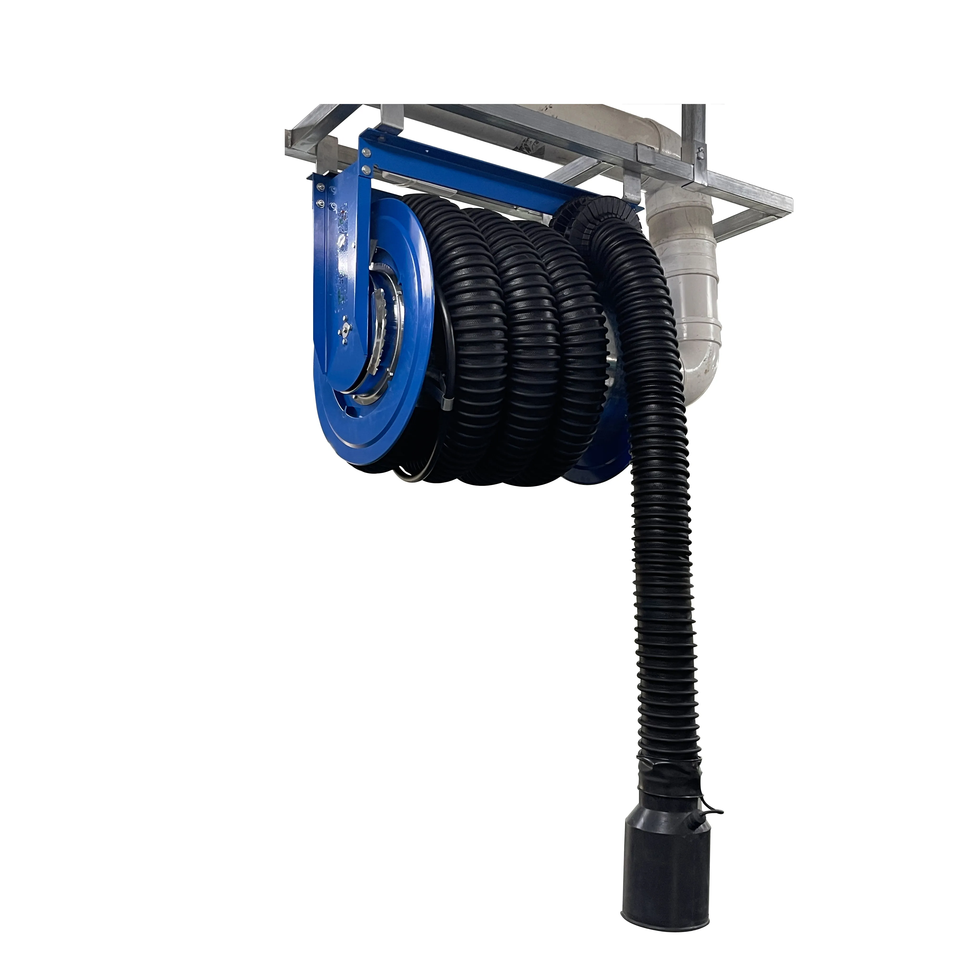 Sẵn Sàng Vận Chuyển Xe Xả Khí Thải Lò Xo Recoil Hose Reel Cho Xe Tải