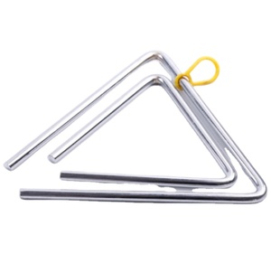 Instrumentos <span class=keywords><strong>de</strong></span> <span class=keywords><strong>percusión</strong></span> Orff para la enseñanza <span class=keywords><strong>de</strong></span> música, campana triangular para niños en varias especificaciones con cámara <span class=keywords><strong>de</strong></span> tambor <span class=keywords><strong>de</strong></span> acero - Product Image 1